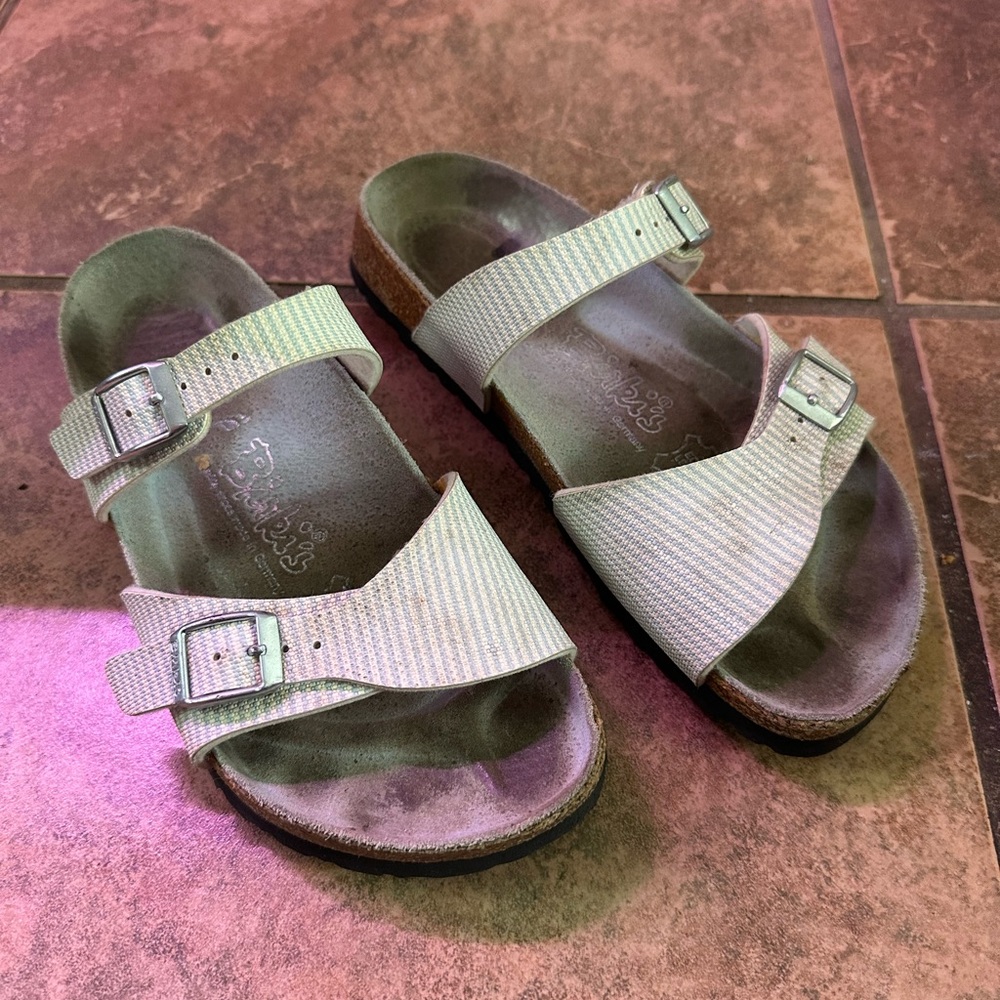 Birki’s By Birkenstock White Sandals
